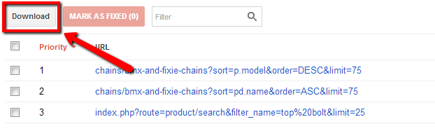 Crawl Errors in Google Webmaster Tools